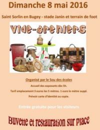 Videgrenier brocante de SAINT SORLIN EN BUGEY