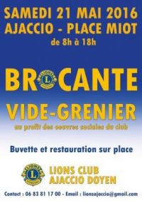 Brocante Vide-grenier Lions Club Ajaccio