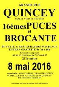 16ÈMES puces et brocante Quincey