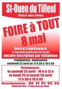 Foire à tout Saint Ouen Du Tilleul