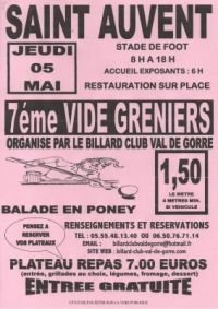 Brocante videgrenier de SAINT AUVENT