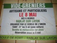 Vide Greniers du 8 mai