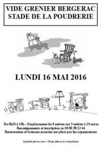 Vide grenier Bergerac stade de la poudrerie