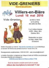 Brocante videgreniers de VILLIERS EN BIERE