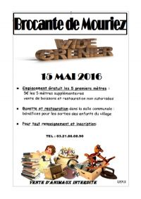 Brocante vide-grenier Mouriez
