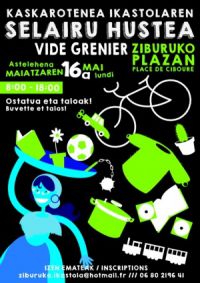 Vide-grenier Ikastola Ziburu Selairu Hustea Ciboure