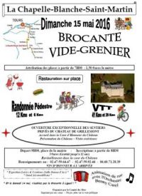 Brocante videgreniers de LA CHAPELLE BLANCHE SAINT MARTIN