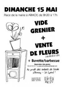 Vide grenier et vente de fleurs