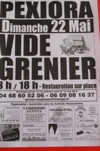 Vide grenier Pexiora