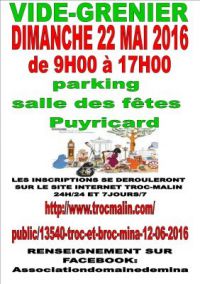 Vide-grenier Troc et Broc Mina Puyricard