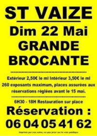 Grande Brocante Vide-greniers du Gros roc Saint Vaize