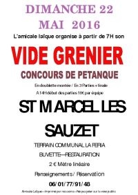 Brocante videgreniers de SAINT MARCEL LES SAUZET