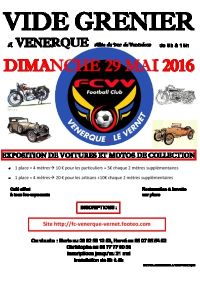 Ventes au Deballage Vide-grenier &amp; Foire Artisanale du Fcvv Venerque