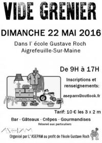 Brocante videgreniers de AIGREFEUILLE SUR MAINE