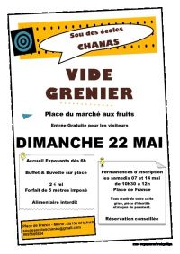 Vide-grenier du sou des écoles Chanas