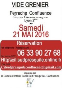 Vide-grenier Charlemagne Confluence Lyon