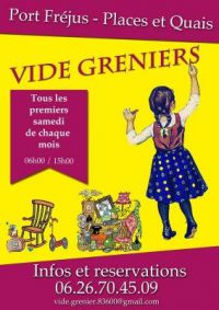 Vide-grenier de Pauline - Port Fréjus (places et quais)