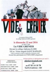Vide-grenier Collège Alphonse Karr