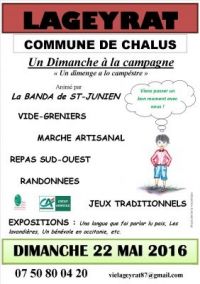 « un Dimanche à la Campagne » un Dimenge a lo Campéstre Chalus