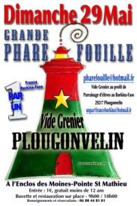 Grande phare-fouille des moines, vide grenier en plein air Plougonvelin