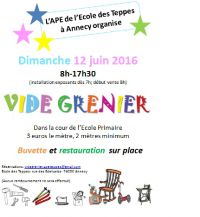 Vide-grenier, école des Teppes, Annecy