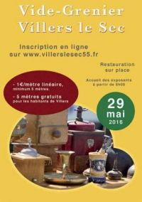 Vide-grenier Villers Le Sec