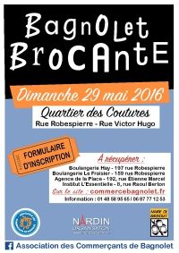 Brocante acb Quartier des Coutures Bagnolet