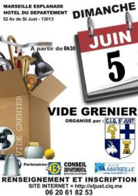 Vide-grenier Saint Just Marseille