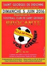 Brocante - vide-grenier du FC Saint Georges de Didonne