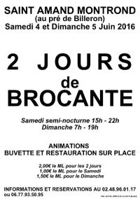 2 jours de brocante Saint Amand Montrond