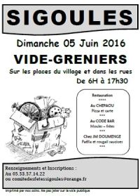 Vide-grenier Sigoules