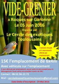 Grand vide grenier de Roques sur garonne