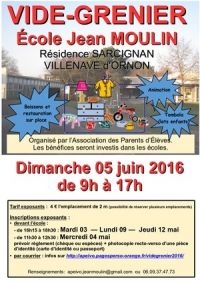 Vide-grenier à l'école Jean Moulin Villenave d'Ornon