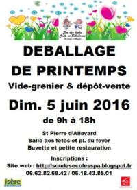 Deballage de Printemps (vide-grenier et Dépot-vente) Saint Pierre d'Allevard