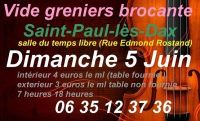 Vide Grenier Brocante Salle du Temps Libre Saint Paul Les Dax