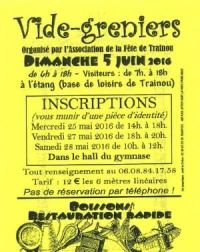 Vide-grenier Trainou