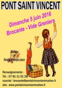 Brocante Vide-grenier Pont Saint Vincent