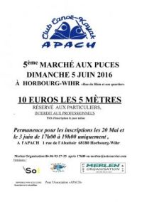 5ème Marché aux Puces Horbourg Wihr