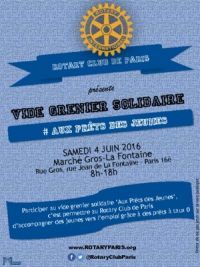 Vide Grenier Solidaire du Rotary Club de Paris