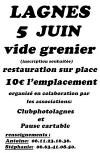 Vide-grenier Lagnes