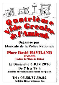 Quatrième Vide Grenier de L'amicale de la Police