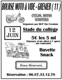 Bourse Moto - Vide Grenier Rieux Minervois