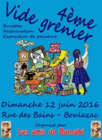 4ème vide grenier organisé par les amis de Barnabé Boulazac