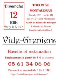 Vide-grenier du Relais de Jocelyne Toulouse