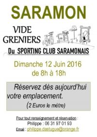 Vide Grenier du Sporting Club Saramonais