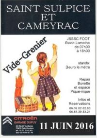 Vide-grenier de la Jsssc Football Saint Sulpice Et Cameyrac