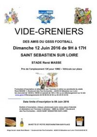Vide Grenier des Amis du Gsss Saint Sebastien Sur Loire