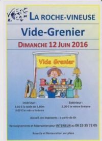 Vide-grenier La Roche Vineuse
