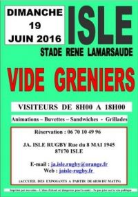 Vide grenier - brocante Isle