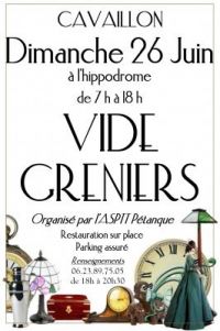 Vide Grenier Asptt Cavaillon Pétanque